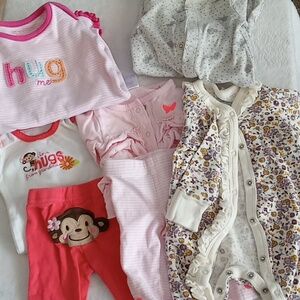 Newborn baby girl lot